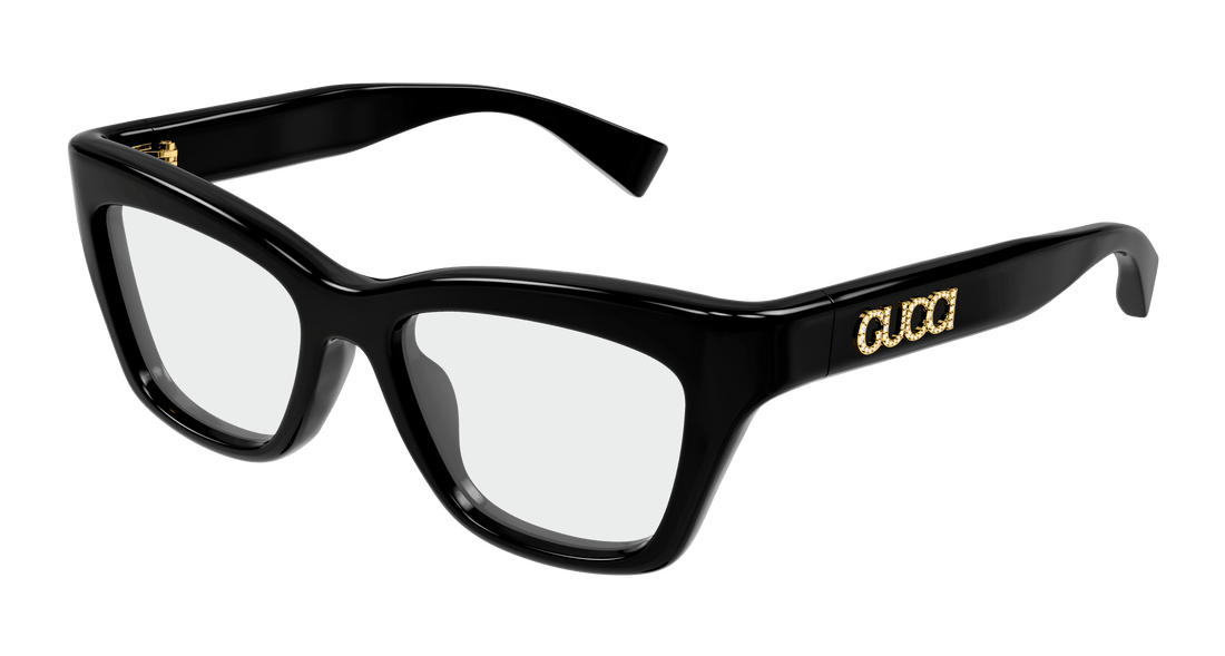 Brillen gucci gg1810o 002 negro cat eye femenino größe 51mm - Hauptansicht