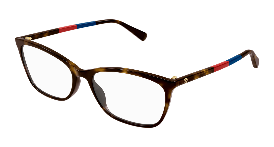 Occhiali da vista gucci gg1930o 004 havana square femenino taglia 55mm - Vista principale