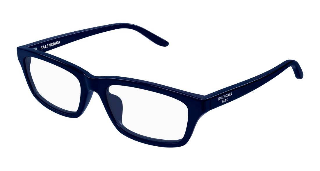 Gafas graduadas balenciaga bb0439o 004 azul rectangular / squared masculino talla 55mm - Vista principal
