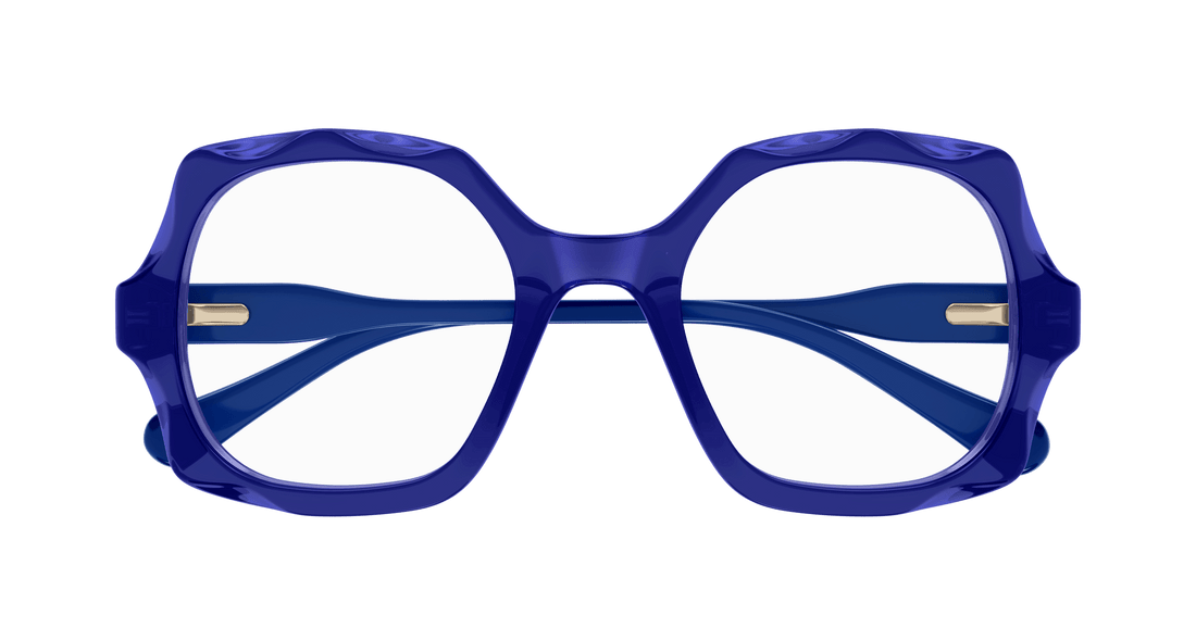 Gafas graduadas chloé cc0026o 004 azul square infantil talla 45mm - Vista de detalle