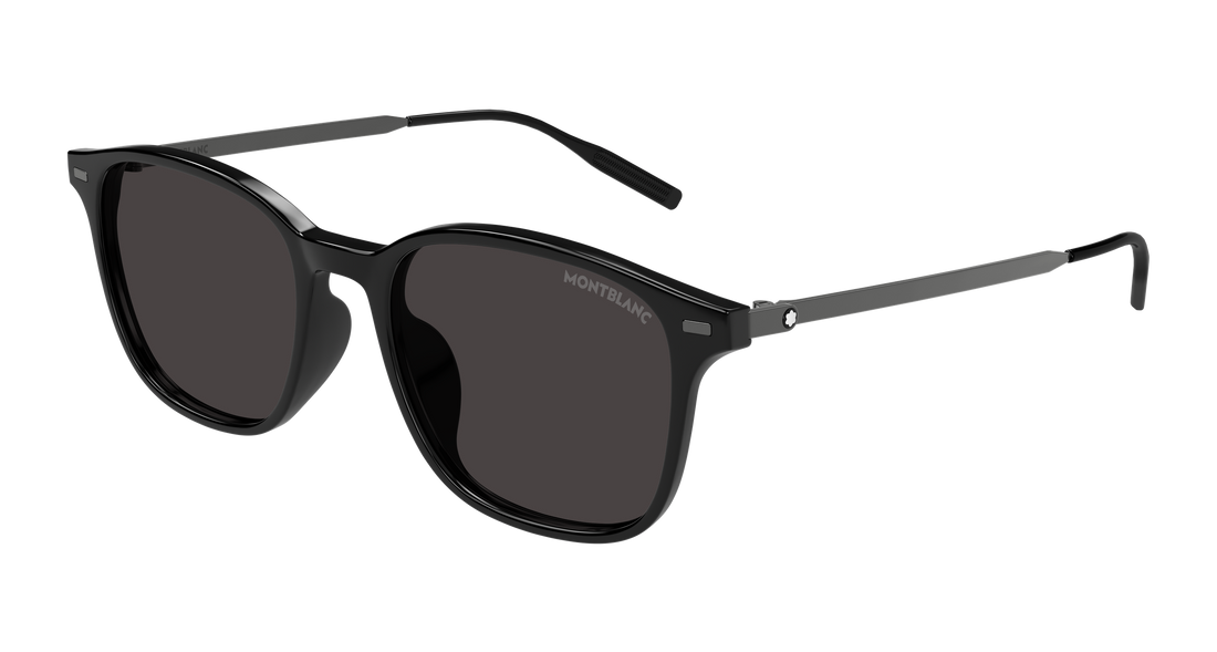 Sonnenbrillen montblanc mb0445sa 001 negro rectangular / squared masculino größe 54mm - Hauptansicht