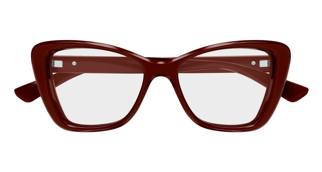 Occhiali da vista gucci gg1977o 004 burdeos cat eye femenino taglia 52mm - Vista dettagliata