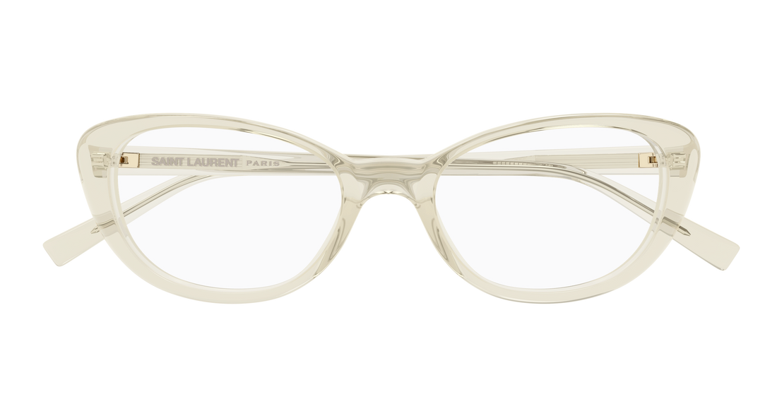 Brillen saint laurent sl 822 opt 004 amarillo cat eye femenino größe 52mm - Detailansicht