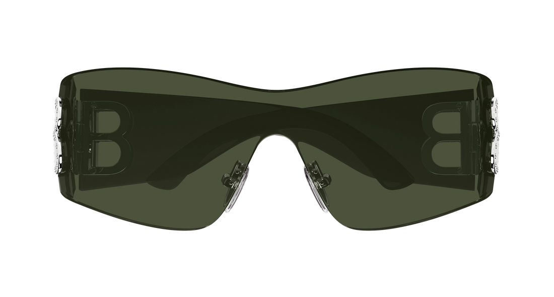 Sunglasses balenciaga bb0359s 006 verde mask femenino size 99mm - Detailed view