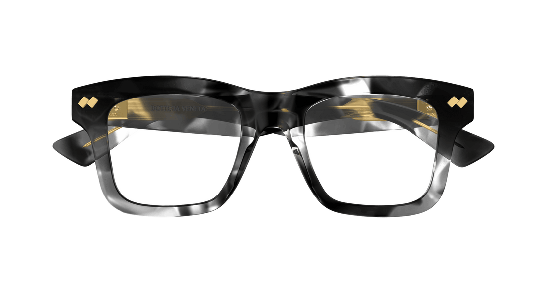 Occhiali da vista bottega veneta bv1353o 006 havana square femenino taglia 51mm - Vista dettagliata