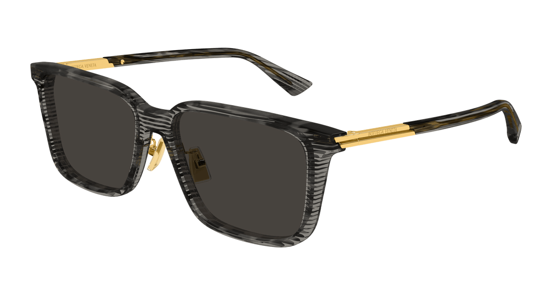 Óculos de sol bottega veneta bv1374sk 007 havana square masculino tamanho 57mm - Vista principal