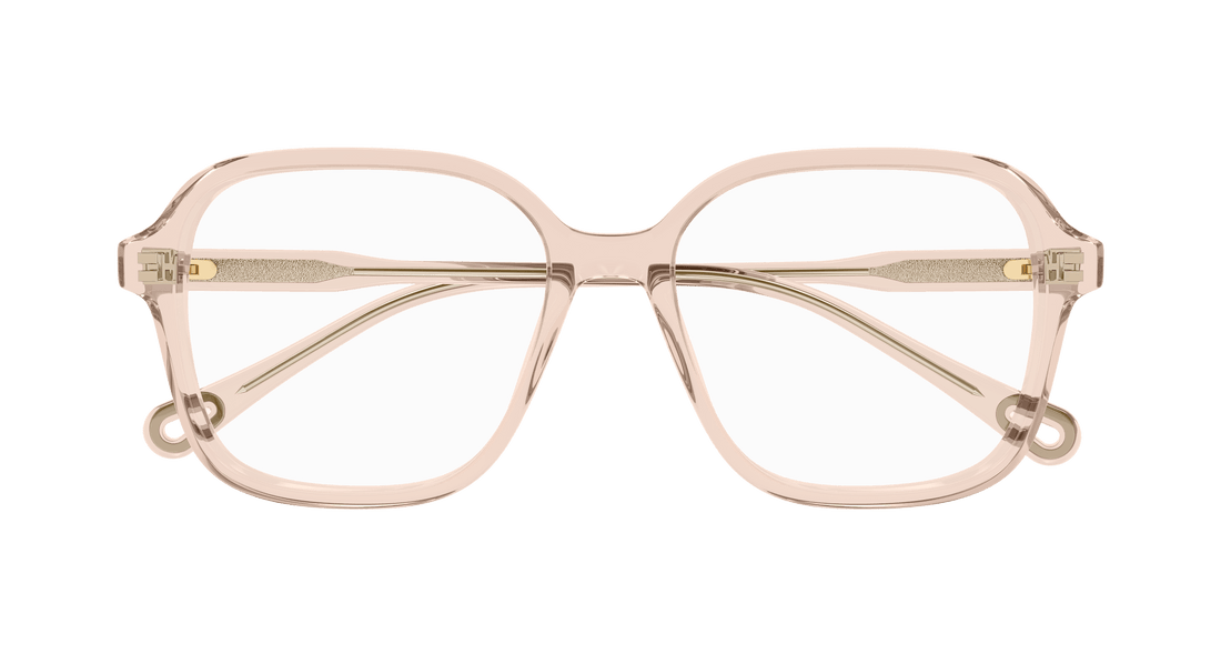 Prescription glasses chloé ch0313o 005 rosa square femenino size 54mm - Detailed view