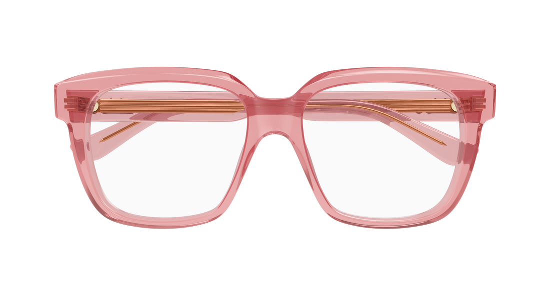Brillen chloé ch0340o 003 rosa geometric femenino größe 52mm - Detailansicht