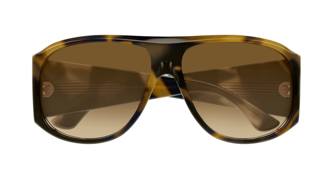 Sunčane naočale chloé ch0347s 005 havana pilot/navigator femenino veličina 60mm - Detaljni prikaz