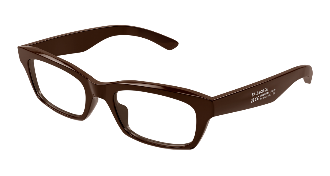 Gafas graduadas balenciaga bb0427o 005 marron rectangular / squared masculino talla 54mm - Vista principal
