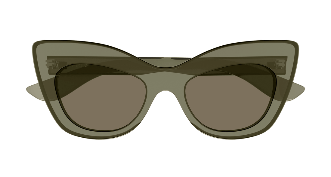 Sonnenbrillen alexander mcqueen am0516s 001 verde cat eye femenino größe 52mm - Detailansicht