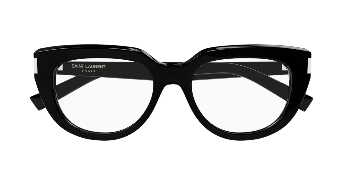Brillen saint laurent sl 828 001 negro cat eye femenino größe 54mm - Detailansicht