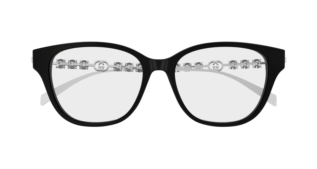 Brillen gucci gg1972oa 002 negro round/oval/panthos femenino größe 54mm - Detailansicht