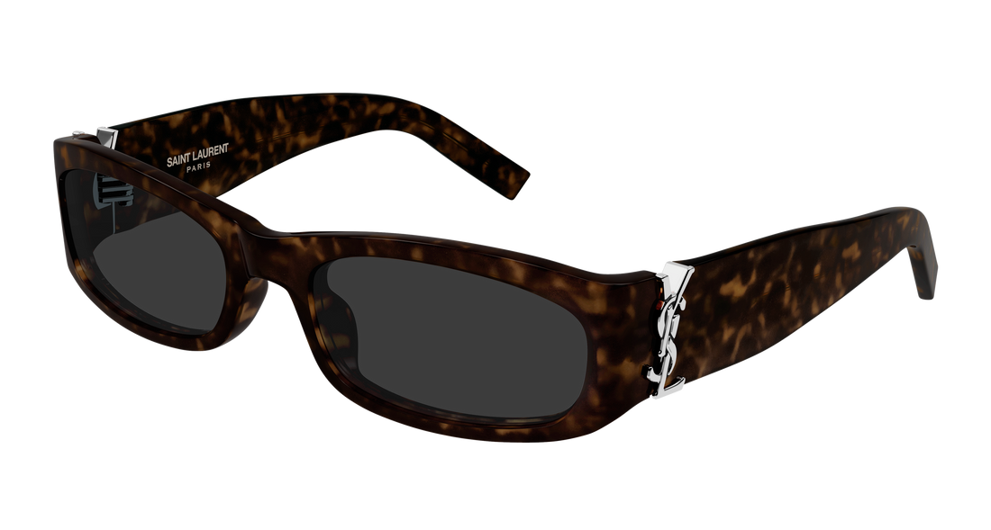 Occhiali da sole saint laurent sl m152 002 havana rectangular / squared unisex taglia 55mm - Vista principale