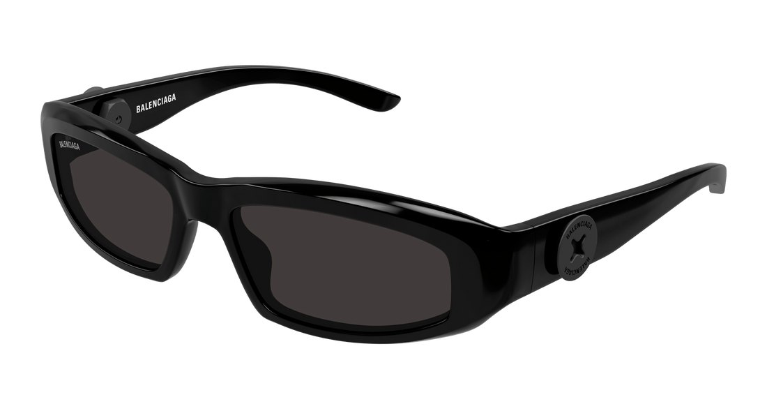 Sunglasses balenciaga bb0408s 001 negro square masculino size 58mm - Main view