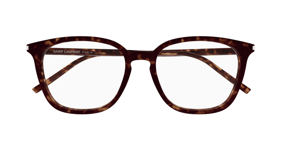 Óculos graduados saint laurent sl 783/f 002 havana round femenino tamanho 54mm - Vista de detalhe