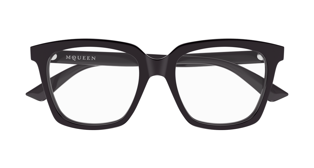 Brillen alexander mcqueen am0513o 006 violeta cat eye femenino größe 53mm - Detailansicht