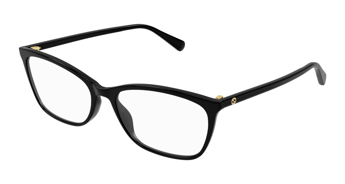 Óculos graduados gucci gg1930o 001 negro square femenino tamanho 55mm - Vista principal