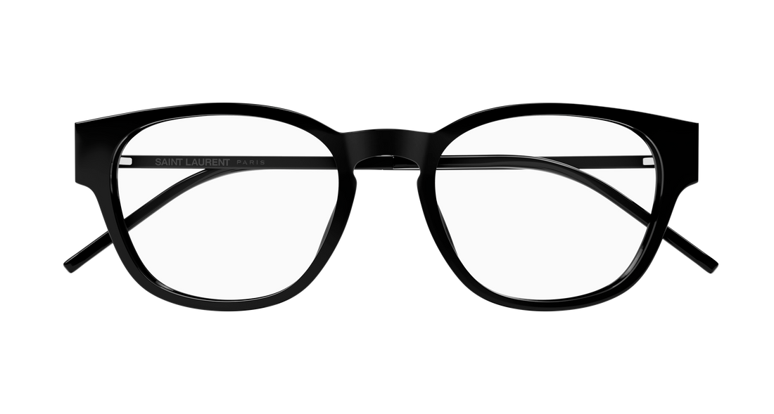 Brillen saint laurent sl m48o_d/fn 002 negro rectangular / squared femenino größe 51mm - Detailansicht