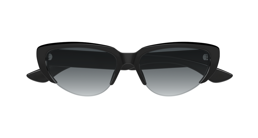 Occhiali da sole alexander mcqueen am0533s 001 negro cat eye femenino taglia 57mm - Vista dettagliata