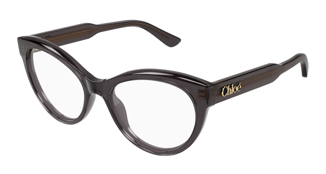 Occhiali da vista chloé ch0342o 001 gris cat eye femenino taglia 52mm - Vista principale
