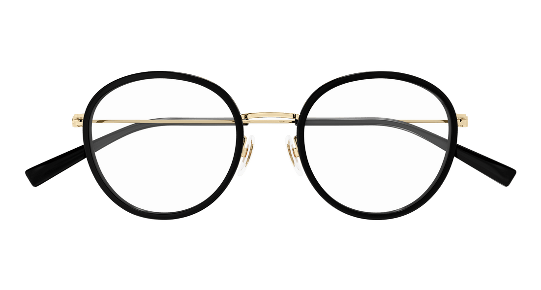 Gafas graduadas gucci gg1851oa 001 negro round femenino talla 48mm - Vista de detalle