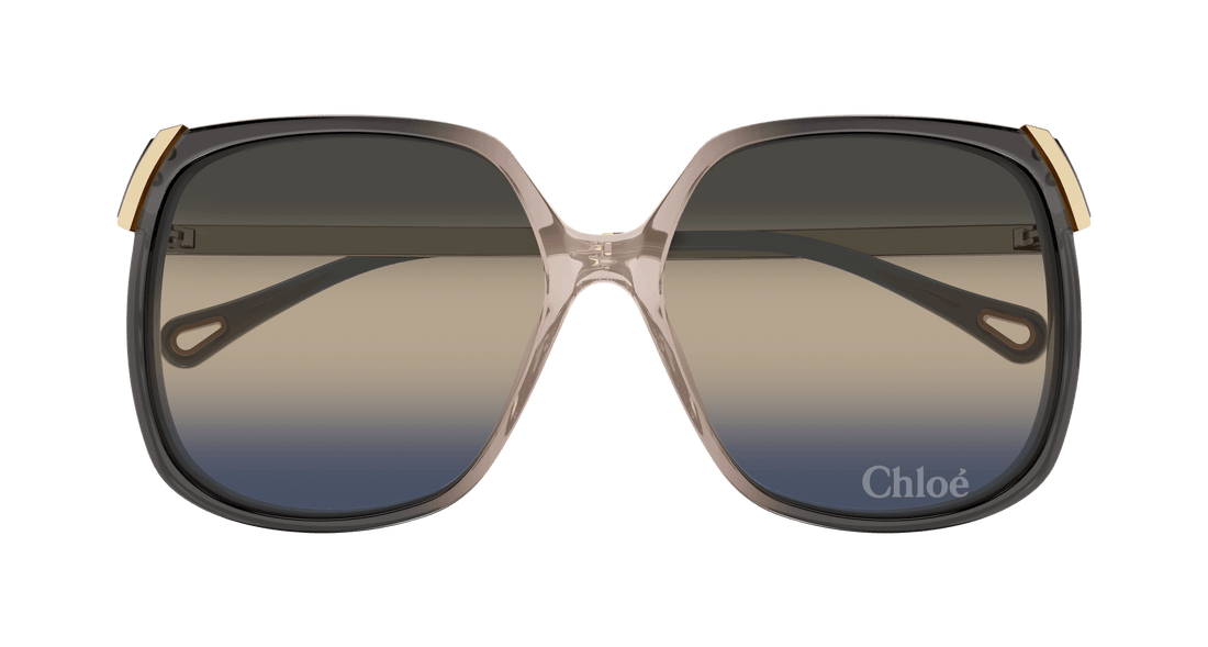 Sunglasses chloé ch0286s 009 gris square femenino size 60mm - Detailed view