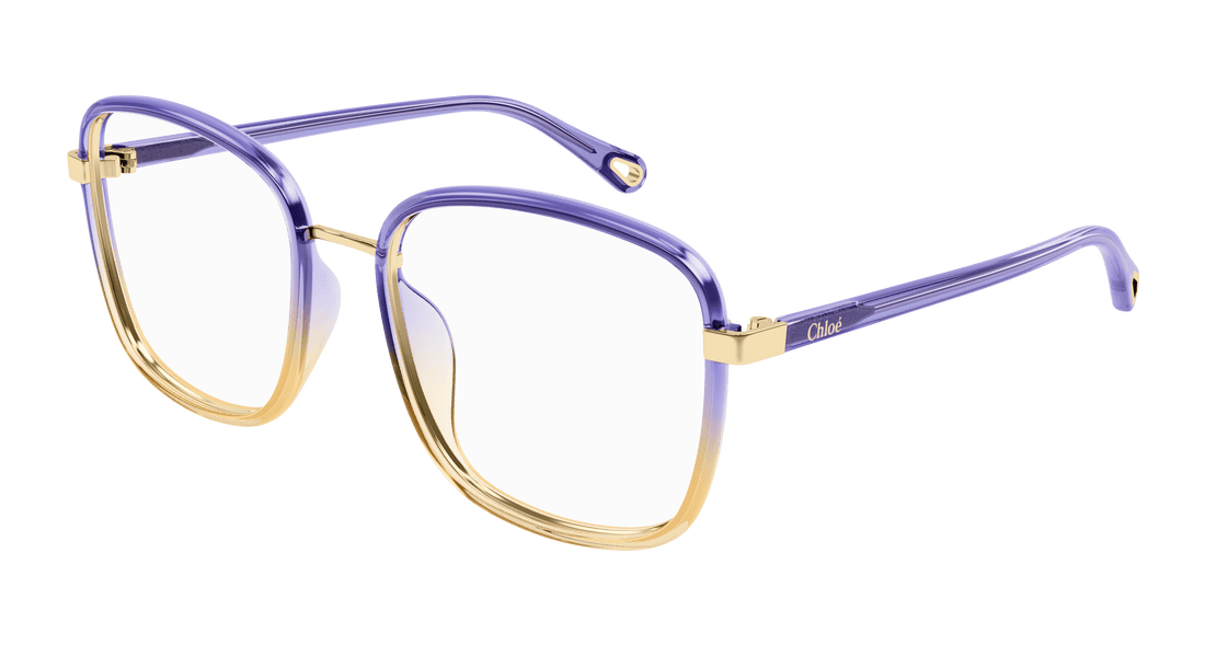 Brillen chloé ch0034o 017 violeta square femenino größe 50mm - Hauptansicht