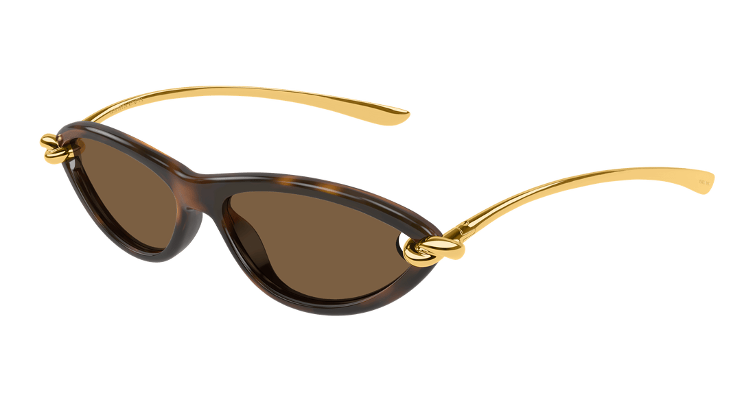 Occhiali da sole bottega veneta bv1390s 002 havana cat eye femenino taglia 56mm - Vista principale