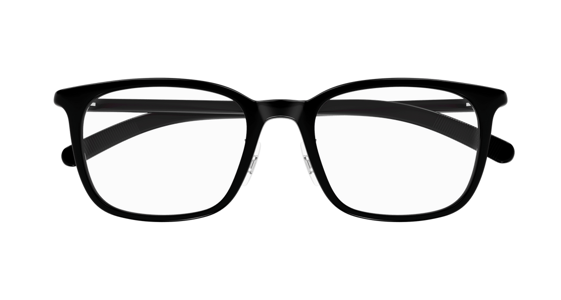 Occhiali da vista montblanc mb0418oj 001 negro square masculino taglia 53mm - Vista dettagliata