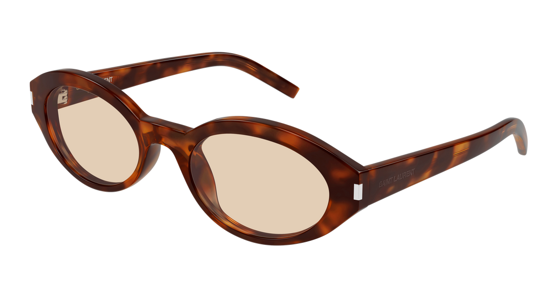 Sunglasses saint laurent sl 567 008 havana round/oval/panthos femenino size 51mm - Main view