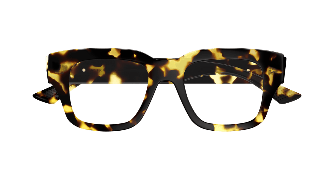 Óculos graduados bottega veneta bv1361o 007 havana square masculino tamanho 50mm - Vista de detalhe