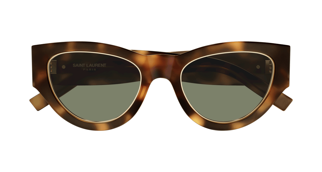 Sonnenbrillen saint laurent sl m94 rim 001 havana cat eye femenino größe 52mm - Detailansicht