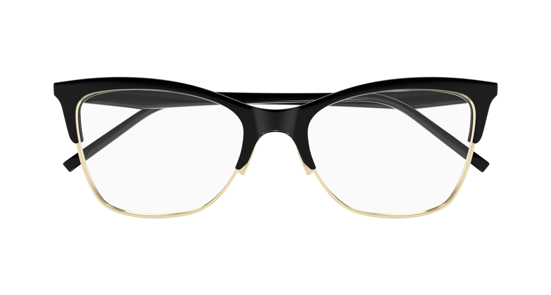 Óculos graduados saint laurent sl 769 003 negro cat eye femenino tamanho 54mm - Vista de detalhe