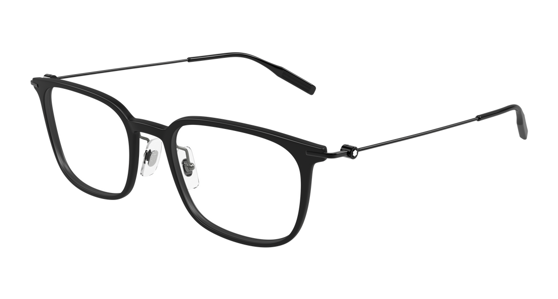Gafas graduadas montblanc mb0100o 010 negro rectangular / squared masculino talla 52mm - Vista principal