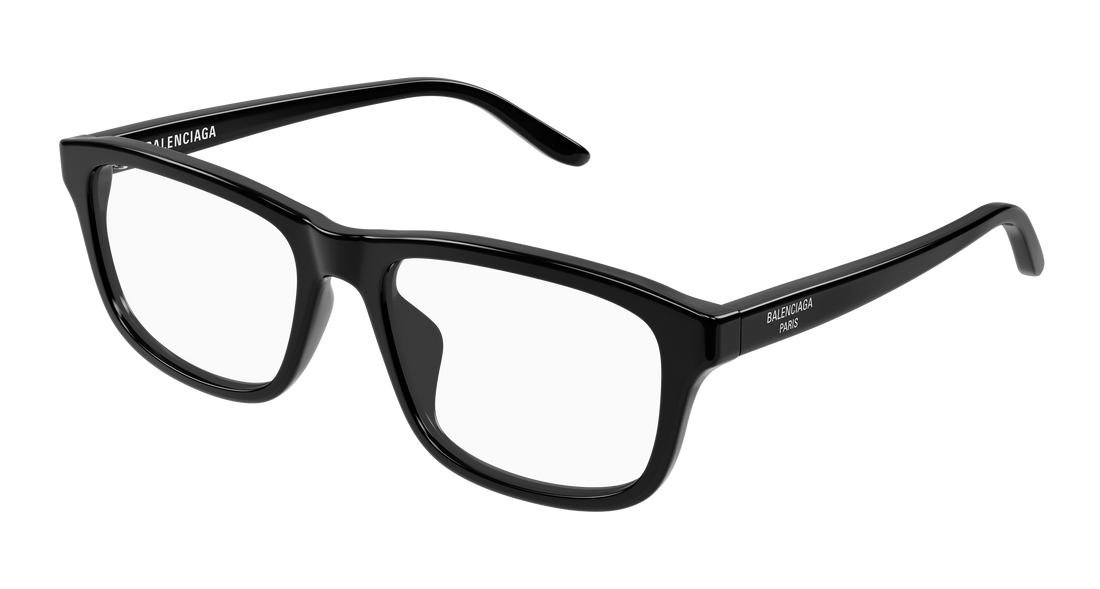 Gafas graduadas balenciaga bb0442oa 001 negro rectangular / squared unisex talla 55mm - Vista principal