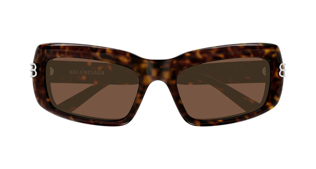 Sunglasses balenciaga bb0432s 002 havana rectangular / squared femenino size 57mm - Detailed view
