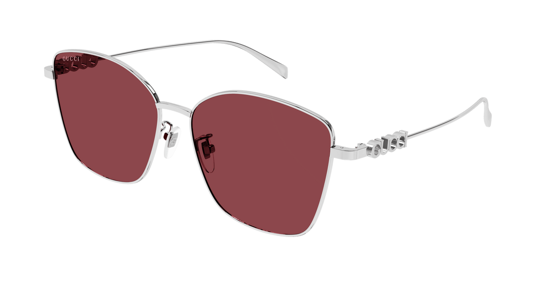 Gafas de sol gucci gg1805sa 004 plateado butterfly femenino talla 60mm - Vista principal