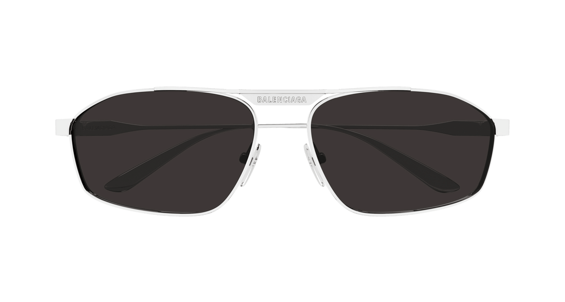 Occhiali da sole balenciaga bb0416s 002 plateado pilot masculino taglia 63mm - Vista dettagliata