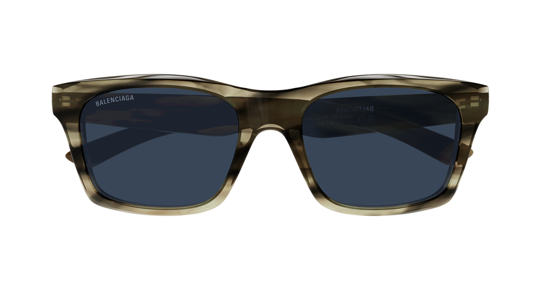 Sunglasses balenciaga bb0423s 004 havana rectangular / squared masculino size 56mm - Detailed view