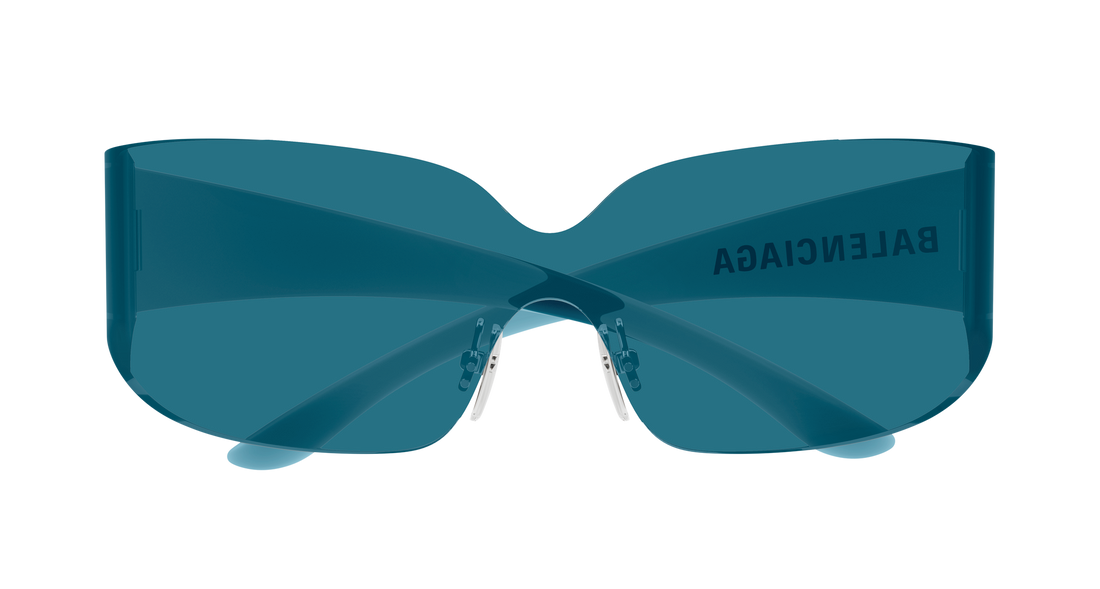 Sunglasses balenciaga bb0421s 003 azul mask unisex size 99mm - Detailed view