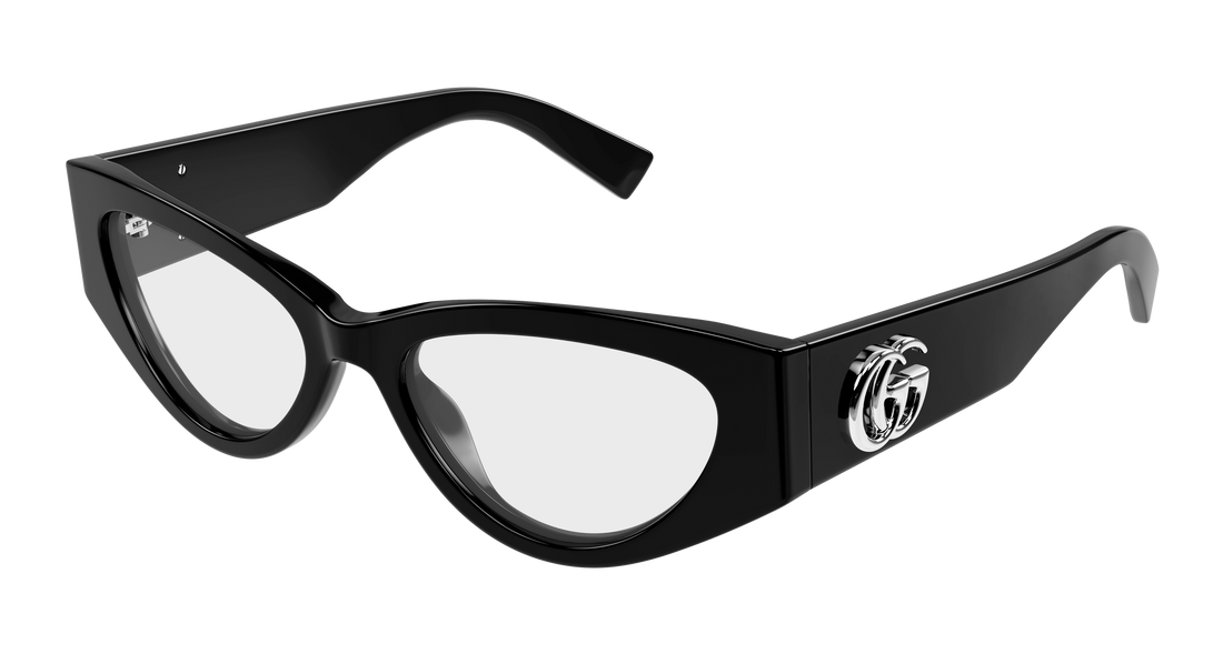 Brillen gucci gg1953o 001 negro cat eye femenino größe 52mm - Hauptansicht