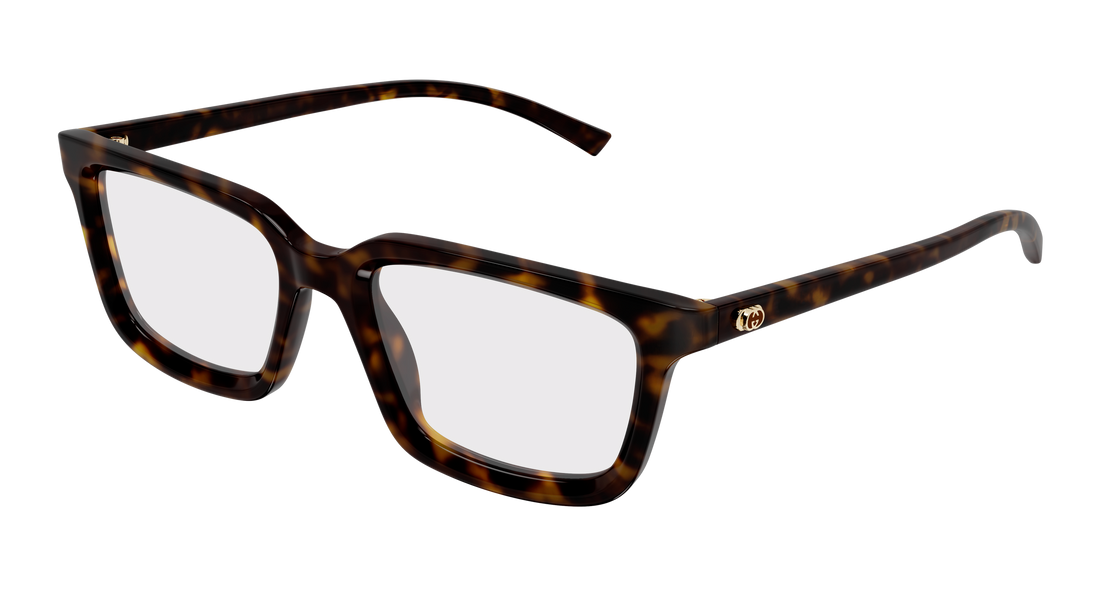 Occhiali da vista gucci gg1947o 002 havana rectangular / squared masculino taglia 51mm - Vista principale