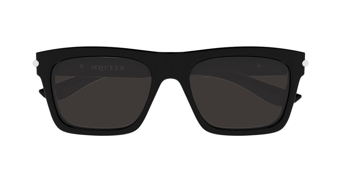Occhiali da sole alexander mcqueen am0495s 001 negro square masculino taglia 55mm - Vista dettagliata