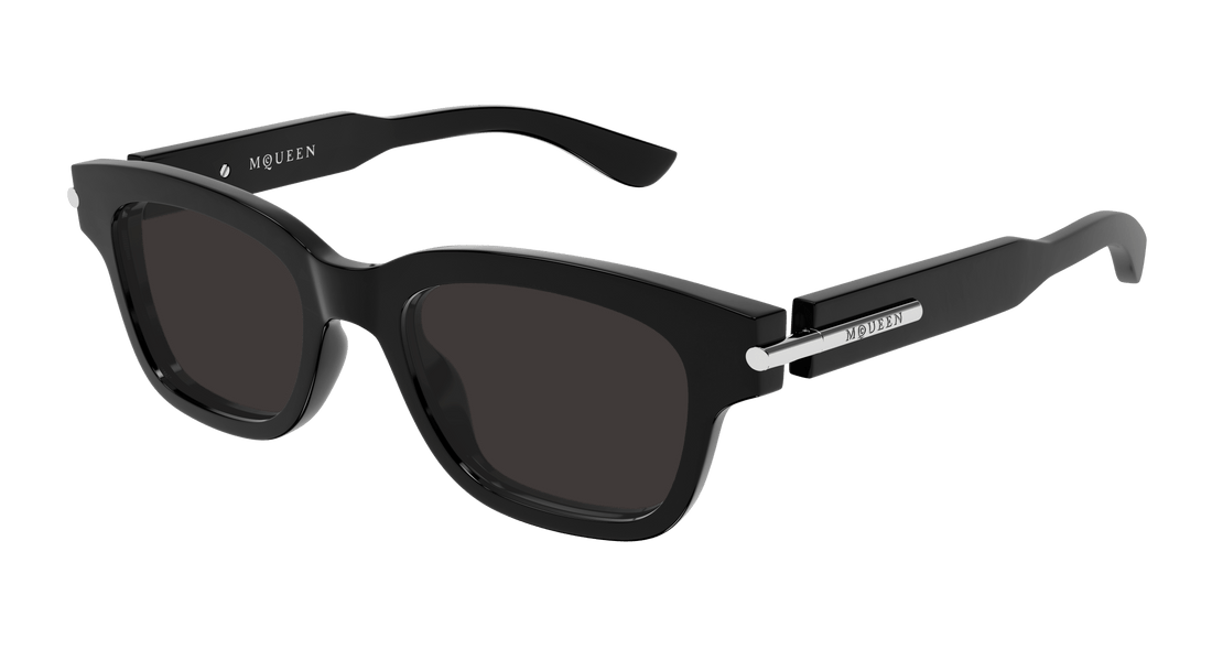 Óculos de sol alexander mcqueen am0497s 001 negro square unisex tamanho 51mm - Vista principal