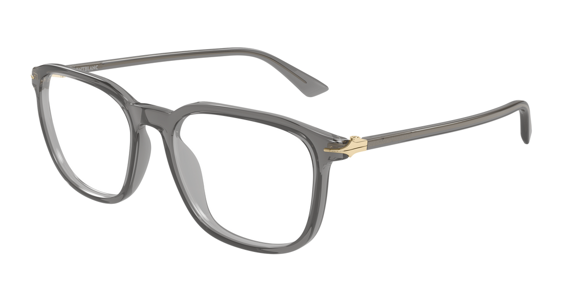 Occhiali da vista montblanc mb0438o 003 gris rectangular / squared masculino taglia 53mm - Vista principale