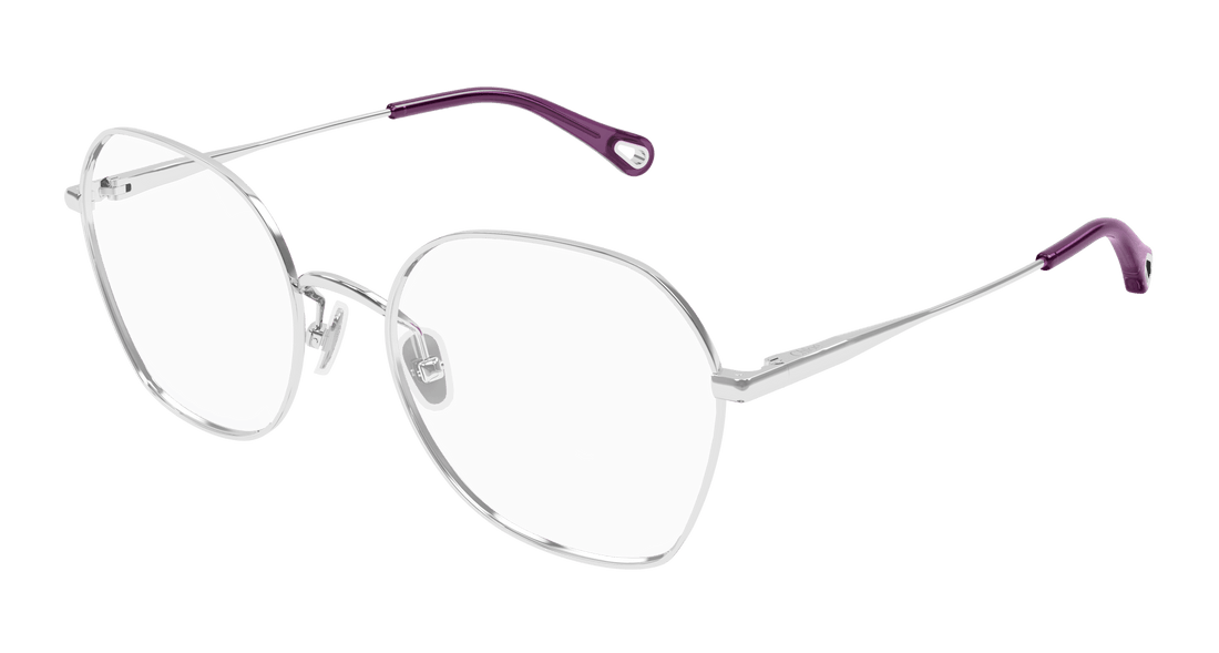 Brillen chloé ch0320o 003 plateado square femenino größe 55mm - Hauptansicht