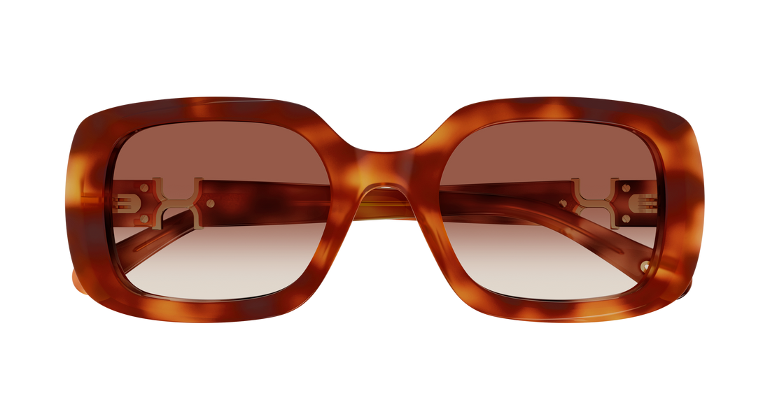 Sunglasses chloé ch0333s 003 havana rectangular / squared femenino size 53mm - Detailed view