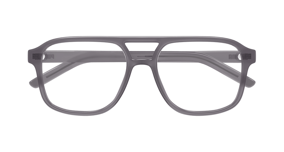 Gafas graduadas puma pu0495o 002 gris pilot masculino talla 56mm - Vista de detalle