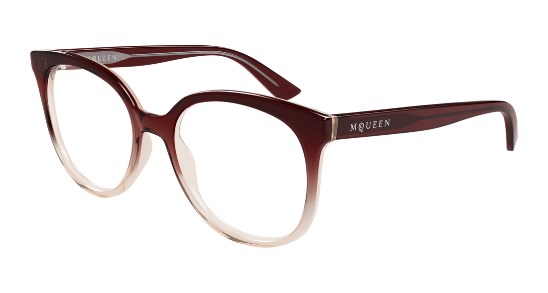 Brillen alexander mcqueen am0540o 006 rojo cat eye femenino größe 54mm - Hauptansicht